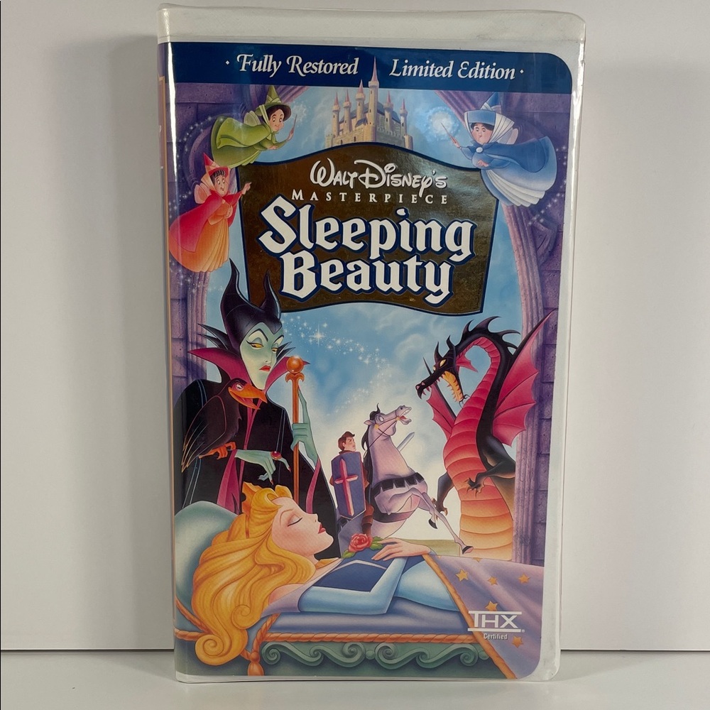 Walt Disney Sleeping Beauty VHS - Blue and Black